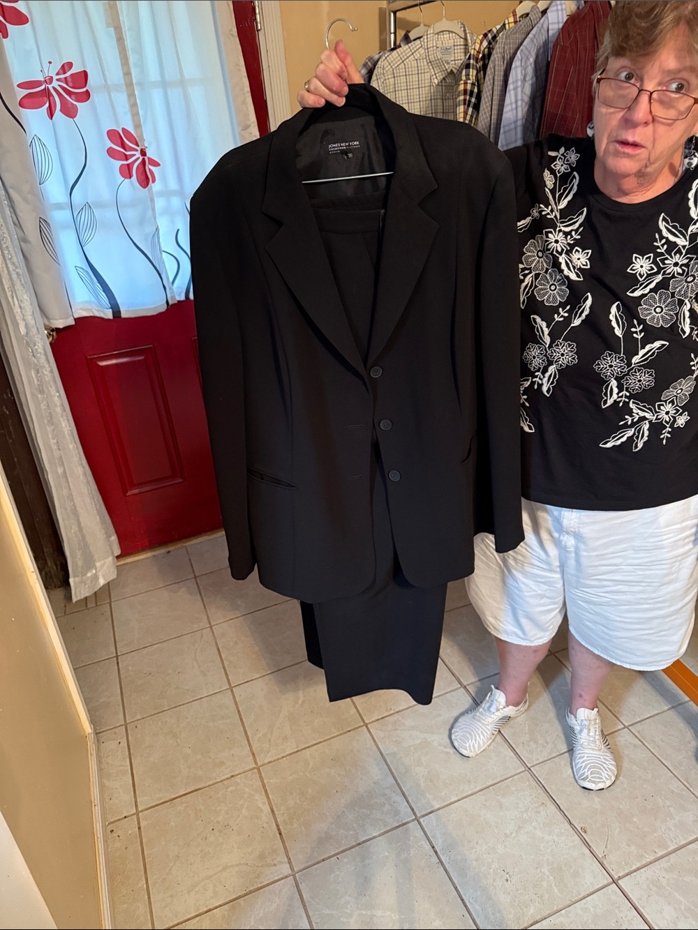 Jones New York Black Men's Two-Piece Business Suit